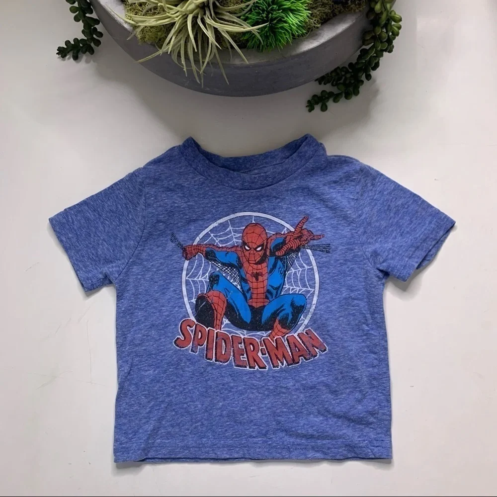 Carter’s Santa marvel Spider-Man 12 month Bundle of 2 baby boy T-shirts
